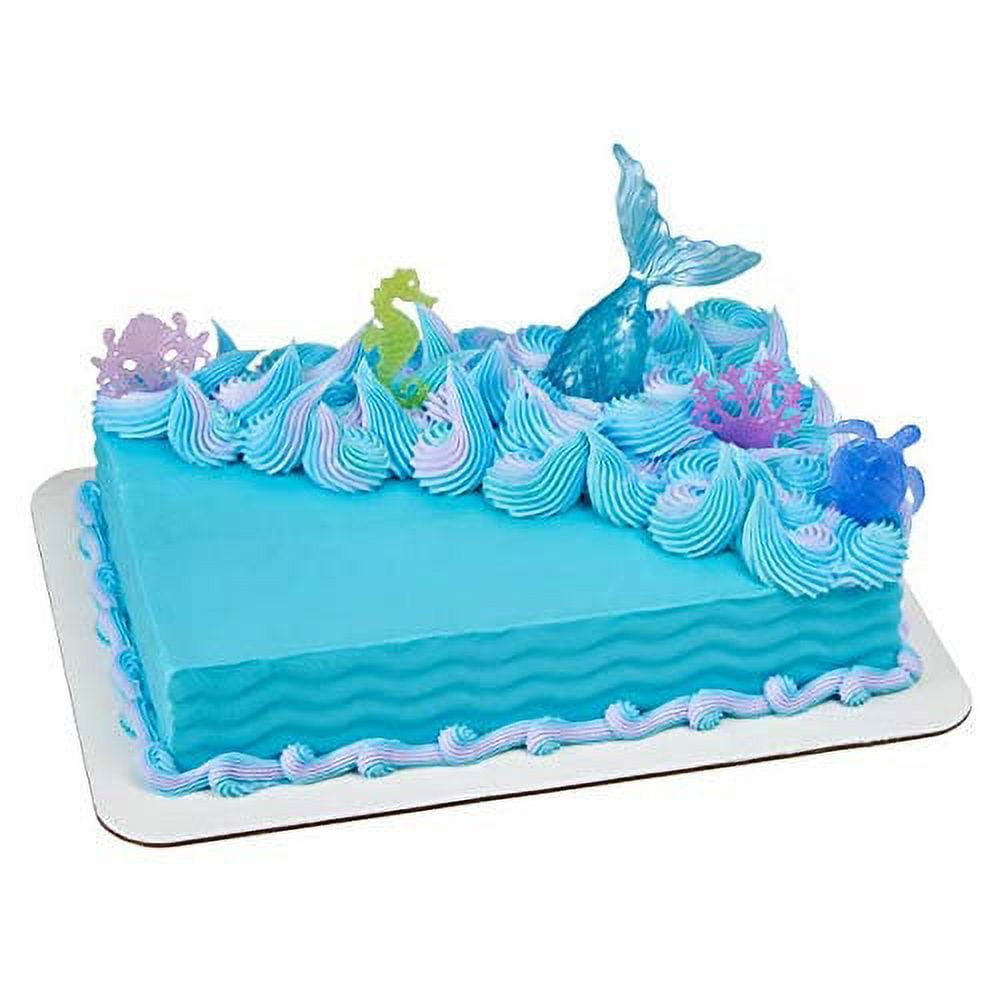 3 Layer 8 inch Mermaid Cake with Buttercream Frosting – Rollover Bakery