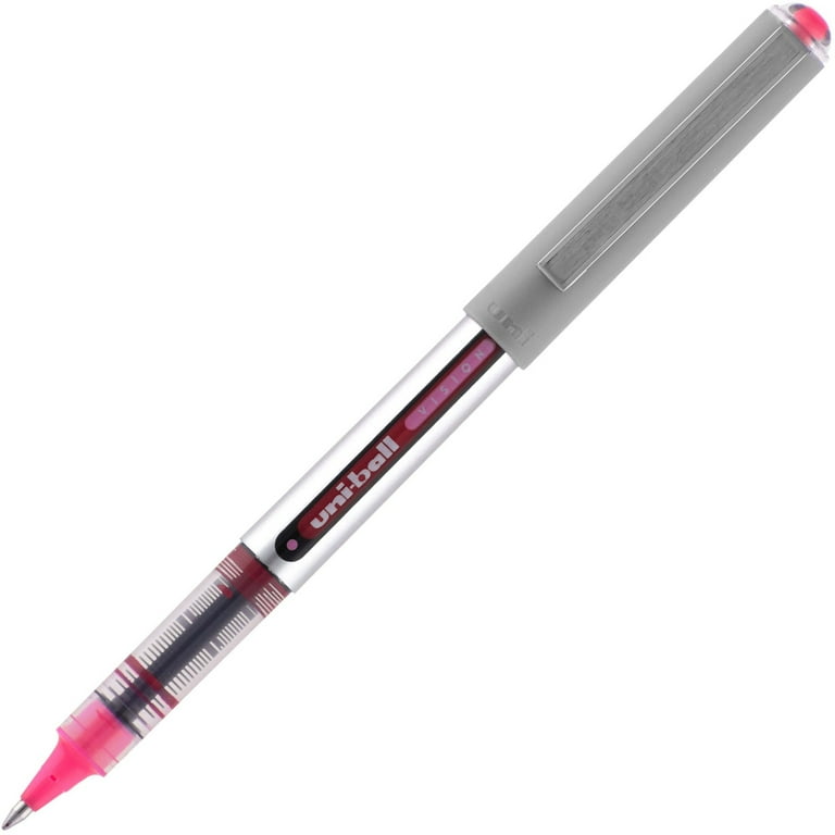 uniball Vision Rollerball Pen - Bold Pen Point - 0.7 mm Pen Point Size - Assorted Liquid Ink - 8 / Pack