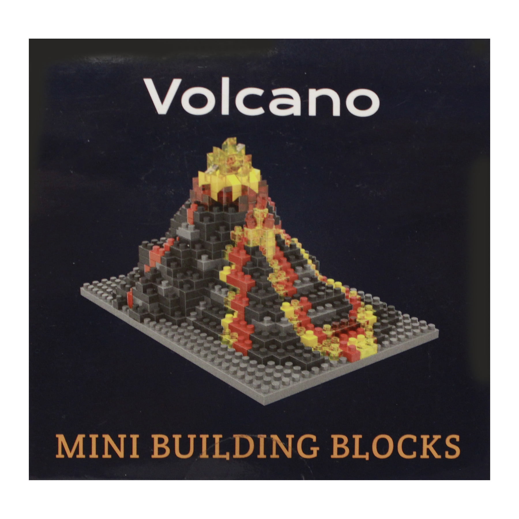 Hawaiian Collectibles Mini Block Volcano Building Set (444 Pieces)