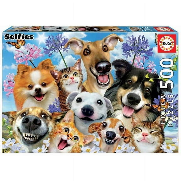 Educa Borras - Fun in the Sun Selfie 500 Piece Jigsaw Puzzle