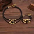 thumbnail image 4 of 2 Pcs/Set Necklace Bracelet Set Sparkling Rhinestones Inlaid Jewelry Set Adjustable Length Necklace Bracelet Set, 4 of 8