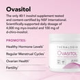 thumbnail image 6 of Theralogix Ovasitol Inositol Powder - 30-Day Supply - Hormone Balance & Ovarian Support* - NSF Certified, 6 of 9