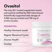 Theralogix Ovasitol Inositol Powder - 30-Day Supply - Hormone Balance & Ovarian Support* - NSF Certified