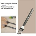 thumbnail image 6 of Disposable Cutlery Set Under $5! Yannianjz Disposable Plastic Utensils Set, Thick Cutlery for Restaurant Bakery, Individually Packed Spoon Fork Knife, High End Lightweight Dessert Spoon, 6 of 6