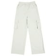 thumbnail image 5 of Kogui Baby Girl Pants Boys Cargo Pants Kids Casual Trousers Elastic Waist Casual Pants for Kids 4T 5T (White,4-5 Years), 5 of 8