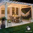 thumbnail image 4 of Curtain Lights,600 LED 20Ft x 10 Ft for Curtain Lights , Remote Connectable Curtain Fairy Light Waterproof for Wedding Party Garden Bedroom Outdoor Christmas Decor, 4 of 8