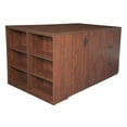 thumbnail image 3 of Regency Legacy Stand Up 2 Desk/ Storage Cabinet/ Lateral File Quad with Bookcase End- Cherry, 3 of 5