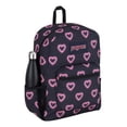 thumbnail image 1 of Mochila Jansport Cross Town Happy Hearts Backpack Escolar Negro Liso, 1 of 7