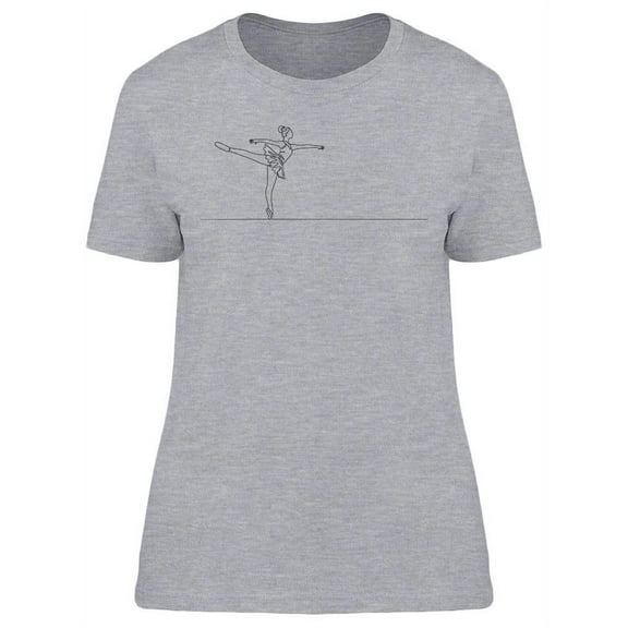 Female Ballet Dancer T-Shirt Women -Image by Shutterstock, Female Large