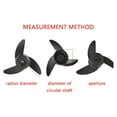 thumbnail image 3 of Motor Boat Propellers Electric Engine Outboard Electric Trolling Motor Outboard Propeller(M 3 Vanes), 3 of 3