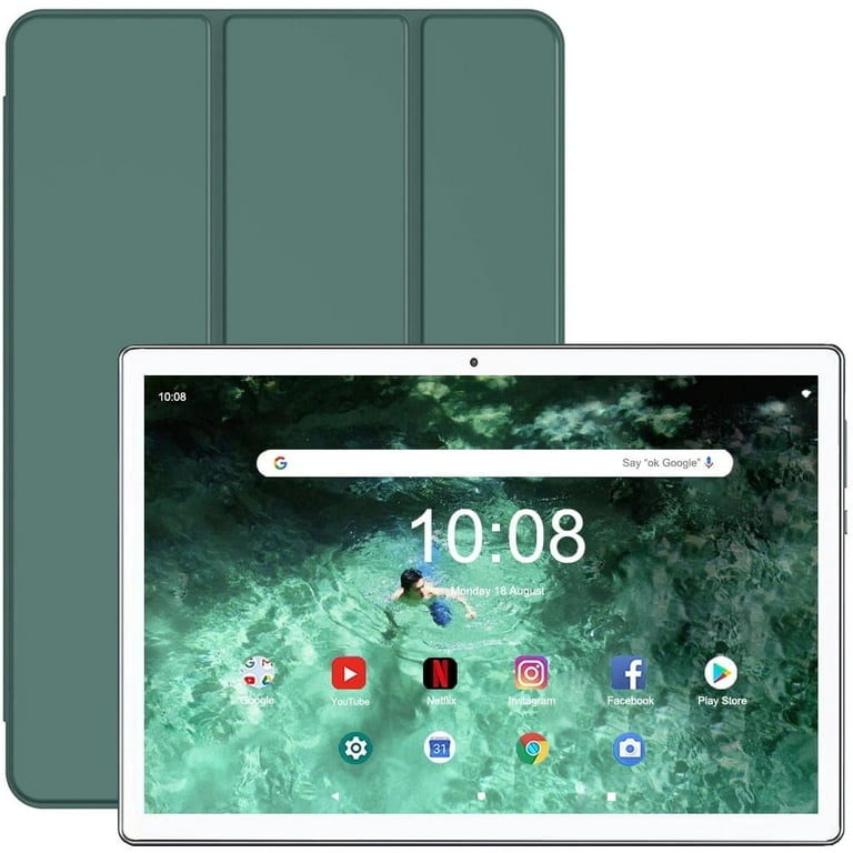 niuniutab 10 inch Android 13 Tablet with 6GB RAM, 128GB ROM, IPS