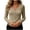 Khaki, variant on LEKWK Sun Protection Clothing Women Long Sleeve V Neck Button Down Cardigans Lightweight Breathable Slim Fit Solid Tops Summer Fashion Casual Daily Outfits
