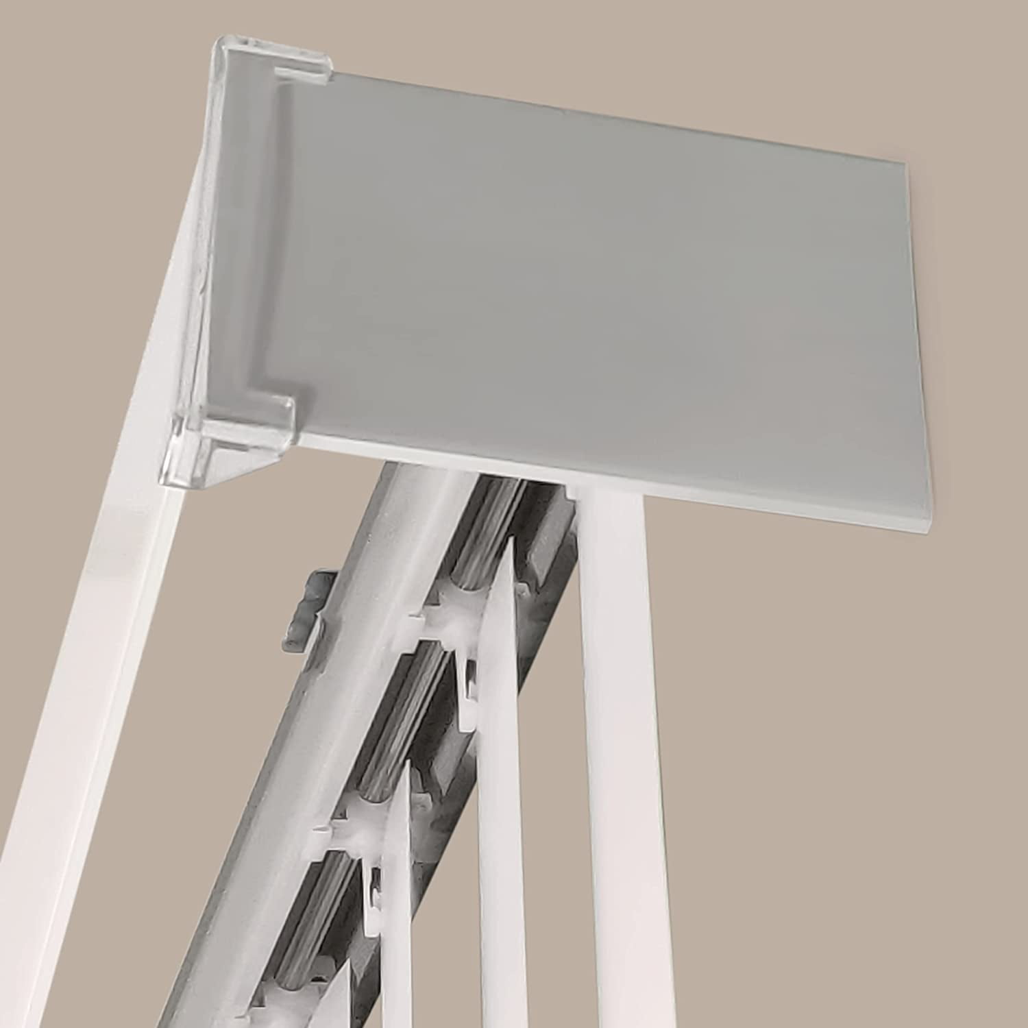 Echoer Vertical Blind Window Blinds, White 78 " x 84"