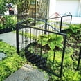 thumbnail image 3 of Hobloc Decorative Garden Fence Fencing 6 Panels, 11.8ft (L) x 23.6in(H) Rustproof Metal Wire Border Animal Barrier for Dog, Flower Edging for Yard Landscape Patio Outdoor Decor, 3 of 5