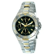 Men's Stainless Steel Chronograph Watch, Charcoal Dial