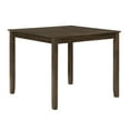 thumbnail image 2 of Ivy 5 Piece Dining Set- Square Top Table- 4 X Back Chairs- Brown Solid Wood, 2 of 6