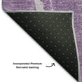 thumbnail image 3 of Addison Rugs Mayfield Washable Transitional Watercolors Lilac Rectangle Rug, 10' x 14', 3 of 6