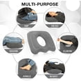 thumbnail image 6 of SOONHUA Inflatable Seat Cushion Blow up Booster Seat Hemorrhoid Pillow for Home Car Chair, 6 of 9