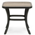 thumbnail image 4 of Furniture of America 3-Piece Metal & Polyester Fabric Bistro Set in Black/Brown, 4 of 11