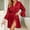 Wine, variant on Ynynloco Women's Satin Robe Valentines Lingerie for Women Kimono Bathrobe Short Ruffle Belted Robes Wedding Party Sleepwear