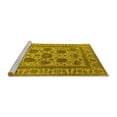thumbnail image 2 of Ahgly Company Machine Washable Indoor Rectangle Oriental Yellow Traditional Area Rugs, 2' x 5', 2 of 4