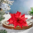 thumbnail image 5 of Yonrjhukm Christmas Glitter Magnolia Decoration, Artificial Flower with Stems for Tree, Wreath, Home, Holiday, Party & New Year Decor, Durable Realistic Cloth Design, 5 of 6