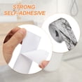 thumbnail image 4 of Cinta de sellado impermeable autoadhesiva para inodoro, tira de sellador para bañera, cinta de sellado con patrón de piedra de tinta (1.5 pulgadas x 10.5 pies), 4 of 7