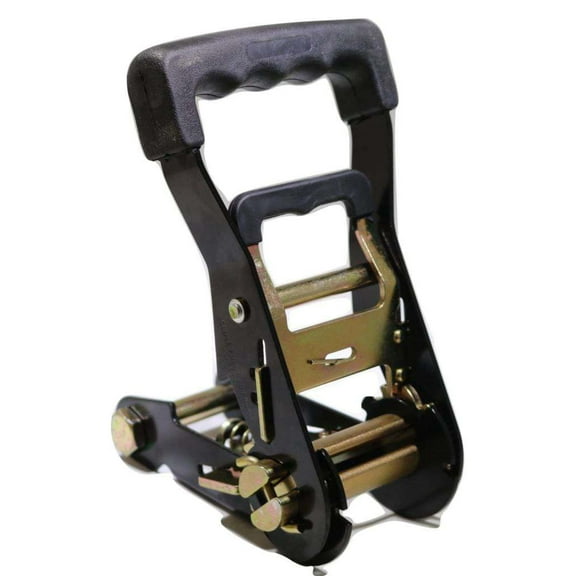 2" Heavy Duty Strap Ratchet w/ Rubber Ergonomic Grip and Pull - 4,400 lb. WLL | 2HDSWR