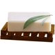 thumbnail image 2 of Jabonera para ducha/baño (2 piezas) Jabonera hecha a mano de madera Soporte para baño Fregadero Cubierta Jabonera Caja de jabón de bambú natural Caja de jabón para esponjas de lavado de jabón Adepaton LN-1550, 2 of 6
