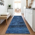 thumbnail image 4 of Dalyn Rugs Machine Washable Indoor/Outdoor Chantille ACN2083 Blue 2'3" x 7'6" Runner Rug, 4 of 7