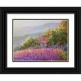 thumbnail image 1 of Obuchovsky, Yury 18x15 Black Ornate Wood Framed with Double Matting Museum Art Print Titled - Morning Light in Provence, 1 of 4