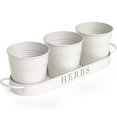 thumbnail image 1 of Set de macetas Barnyard Designs Farmhouse Herb Garden, color blanco, 1 of 21