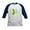 Navy/White, variant on CafePress - Cool Cucumber Baseball Jersey - Kids Cotton Baseball Jersey, 3/4 Sleeve Shirt