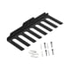thumbnail image 3 of Soporte de pared para barra Colamx estante de montaje para barra resistente 8 ganchos, 3 of 8