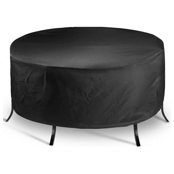 RichLink Patio Garden Furniture Cover Rainproof Dustproof Round Table Protective Cover,185*95cm