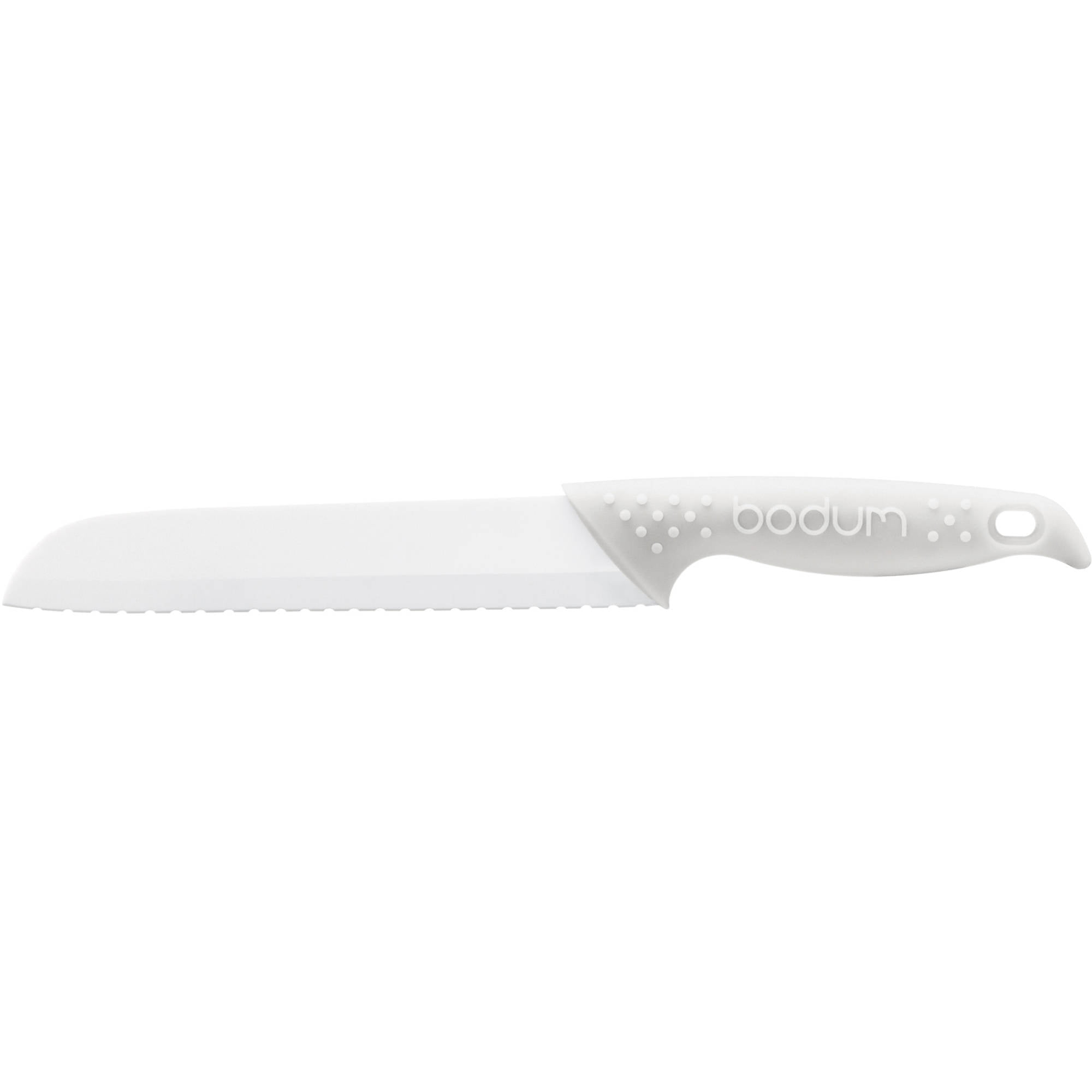 Bistro Bread Knife, 18 Cm, 7 Inch, Ceramic, White by Bodum