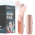 thumbnail image 1 of Ventilador de mano NEXAIR mini recargable de 2 velocidades, rosa, 1 of 9