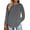 Grey, variant on Fantaslook Plus Size Sweatshirts for Women Crewneck Casual Tunic Tops Long Sleeve Shirts