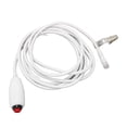 thumbnail image 1 of Cable de llamada de enfermera con cabezal de cristal universal 6P4C, cable de repuesto con botón pulsador para estación de enfermera de 9,8 pies, 1 of 12