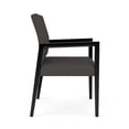 thumbnail image 2 of Pemberly Row Waiting Reception Wide Guest Chair Wood Frame in Gray, 2 of 5