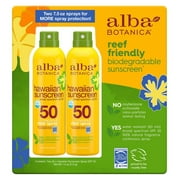 Alba Botanica Hawaiian Sunscreen SPF 50, 2 Count