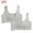 Gray, variant on Big Girls Chest Underwear Teen Kids Breathable Bra Sports Bras Mint Green Size 8 Years