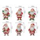 thumbnail image 5 of 2 Piezas Adorno Artístico Diamante Doble Cara Con Forma Especial Búho (6 Papá Noel), 5 of 5