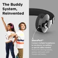 thumbnail image 5 of RHEA- Lilgadgets Untangled Pro Wireless Bluetooh Black, On-Ear Kids Headphones, 5 of 6