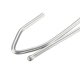 thumbnail image 3 of Ganchos para cortinas Uxcell de 2.7" con recubrimiento de zinc en tono plateado, paquete de 90, 3 of 5