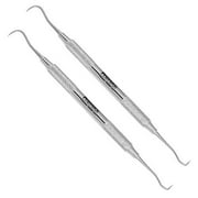 Professional Dental Tartar Scraper Tool - Double Ended Tartar Remover for Teeth, Dental Pick, Plaque Remover, Tooth Scraper - Added Tooth Cleaning at Home - 100% Surgical Stainless Steel-4