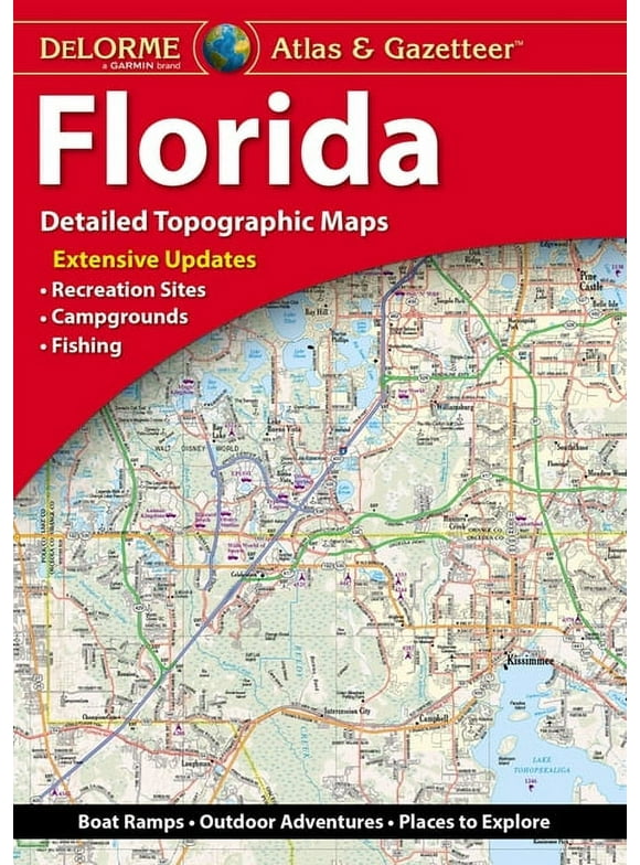 Delorme Atlas & Gazetteer: Florida (Paperback)