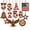 Patriotic 03, variant on Manfei, Rustic US Flag Queen Bedding, Vintage Patriotic Theme Bedding Comforter Set Queen, Multicolor, Black Reversible 7 Pieces