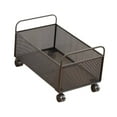 thumbnail image 2 of Mesh Rodring Archivo Cart de almacenamiento Mesh Storage con ruedas debajo del escritorio Suministros de suministros de oficina Organizador Rolling, 48x30x30cm, 2 of 8