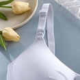 thumbnail image 5 of Hrsba Front Closure Bras for Women Solid Color Thin No Underwire Push Up Breathable Adjustable Daily Wear, 5 of 5